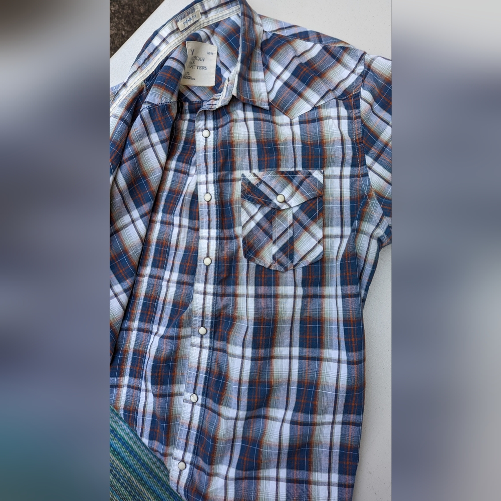 American Eagle Western style button up.  XL